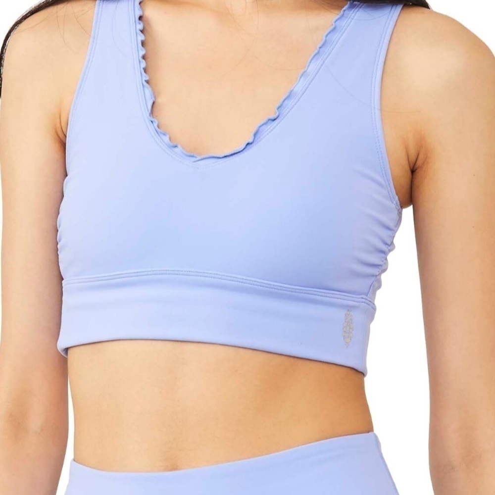 NWT Free People Movement Hearts Aflutter Sports Bra Candied Lilac